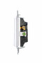 (SDW) Decorative Single Pole Switch 15A White