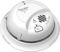 BRK Smoke & Carbon Monoxide Alarm Hardwired with 10YR Lithium Battery Locked Battery Drawer