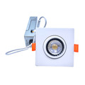 3" 10W GIMBAL SQUARE CANLESS DOWNLIGHT 