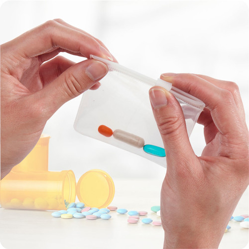 Zippered Pill Pouch—8 Pack Zippered Pill Pouch—8 Pack