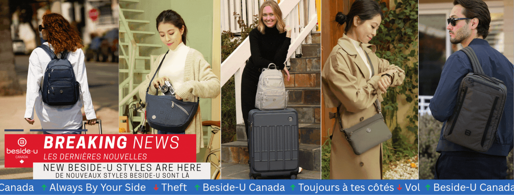 beside-u, women's handbag, move, man bag