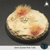 6mm Pink Sunset Self-Adhesive Grass Tufts