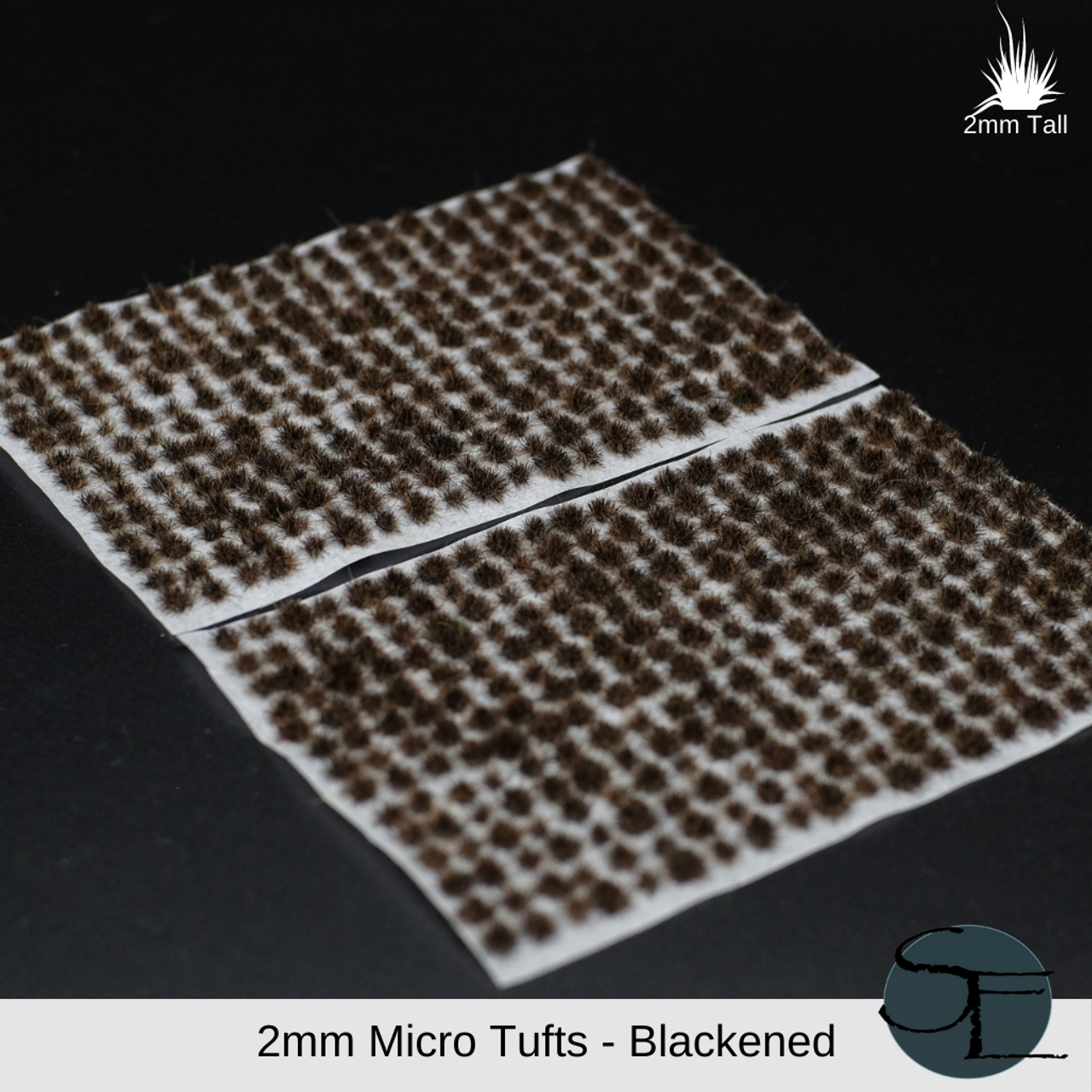 50 Self-Adhesive Tufts per Sheet 12mm MASSIVE STRAW GRASS TUFTS 