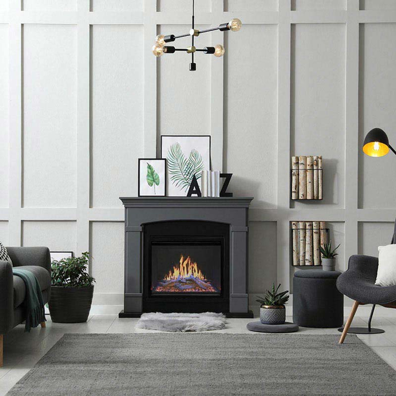 Modern Flames Orion Traditional 36 Virtual Electric Fireplace - OR36-TRAD