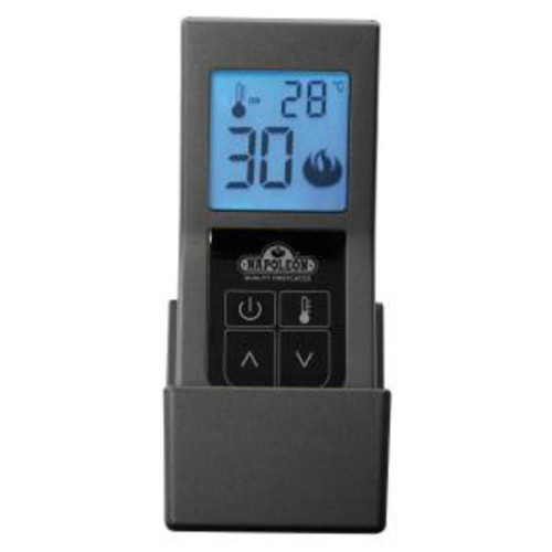 F60 On/Off Handheld Battery-Operated Fireplace Remote with Digital Screen - F60