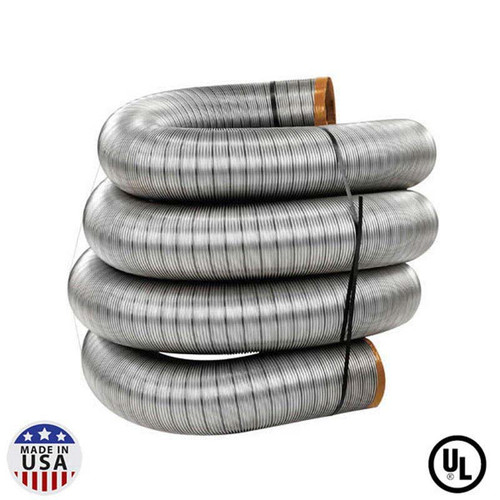 3" X 30' HomeSaver UltraPro .005 316Ti-Alloy Stainless Steel Pre-Cut Liner