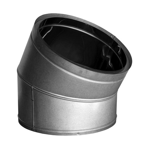 12" DuraVent DuraTech Double-Wall Stainless Steel Chimney Pipe 30-Degree Elbow - 12DT-E30SS