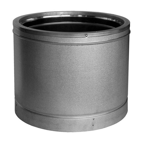 14" x 24" DuraVent DuraTech Double-Wall Stainless Steel Chimney Pipe - 14DT-24SS