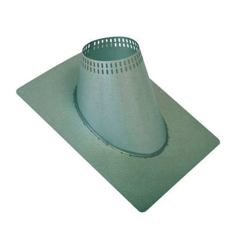 8" Ventis Class-A Galvanized 0/12 To 6/12 Pitch Vented Roof Flashing - VA-F0806