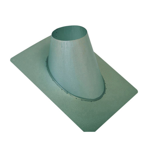 8" Ventis Class-A Galvanized 0/12 To 6/12 Pitch Non-Vented Roof Flashing - VA-FNV0806