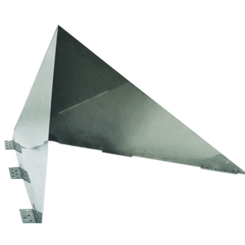 Ventis Class-A All Fuel Chimney Stainless Steel Medium Snow Wedge 7/12-10/12 Pitch - VA-SWMD