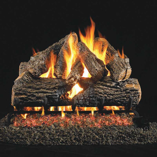 18" Ventis Gas Log Burnt Mountain Oak Vented Logs - BMO-18