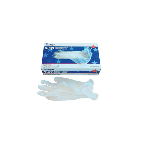 Box Of 100 (XL) Disposable Powder-Free Vinyl Gloves - GL0390