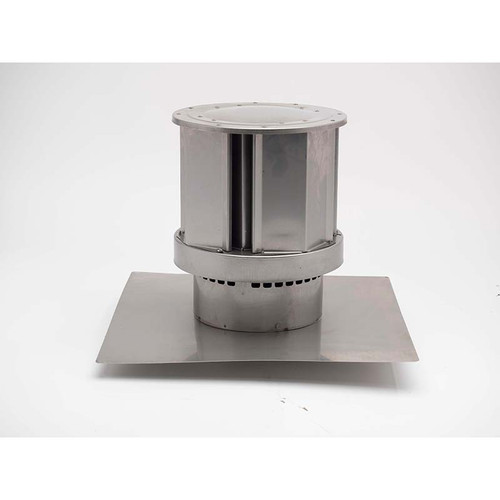 3" Ventis Direct Vent 304L Stainless Steel High Wind Co-Linear Vertical Cap - VDV-VCCH33