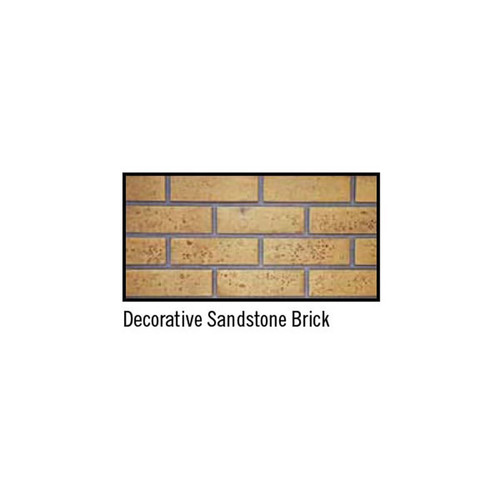 Sandstone Decorative Brick Panels for GRANDVILLE GVF36 Fireplaces - GV824KT