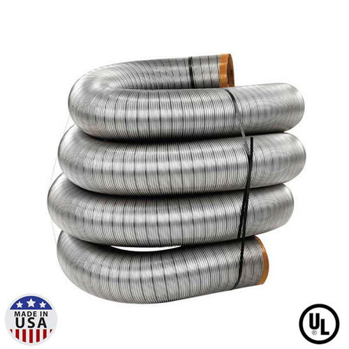 5" X 30' HomeSaver UltraPro .005 316Ti-Alloy Stainless Steel Pre-Cut Liner