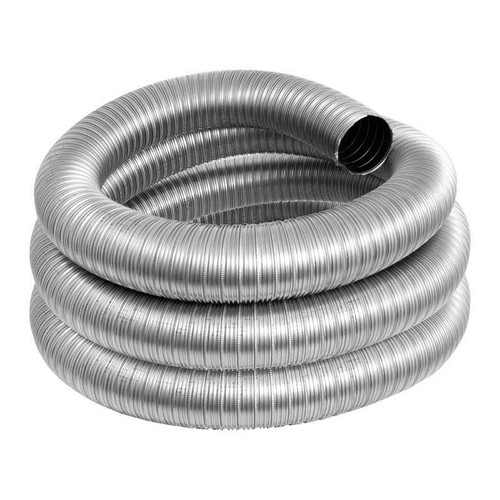 5.5" X 30' DuraVent DuraFlex SW Stainless Steel Smooth Wall Liner - 55DFSW-30