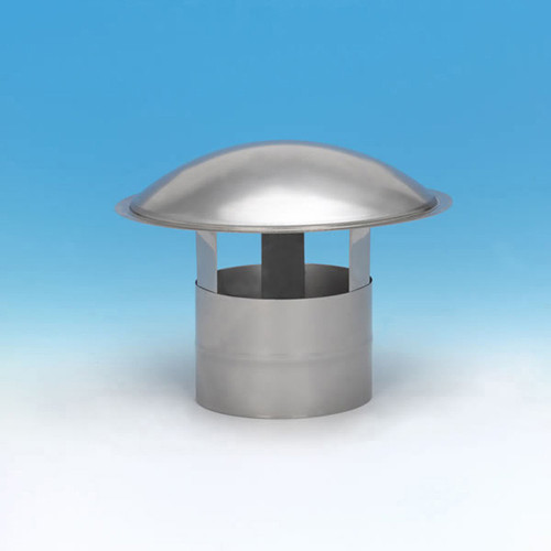 7" HomeSaver 304-Alloy Stainless Steel Rain Cap - 4700SS