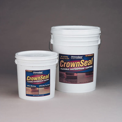 2 Gallons of CrownSeal Premixed Trowelable Sealant/Flexible Waterproof Coating - 300023
