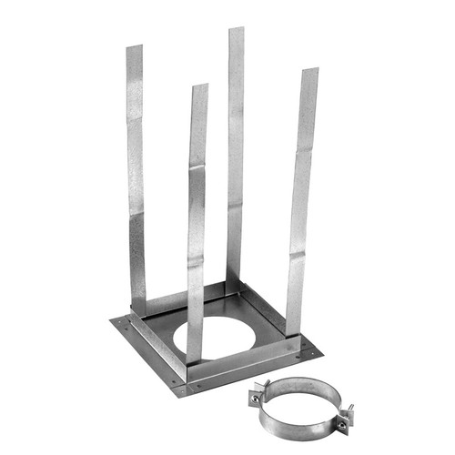 4" Type B Gas Vent Square Firestop Support - 4GVRS
