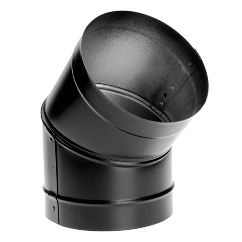 7" DuraVent DuraBlack Adjustable 45-Degree Elbow - 7DBK-E45