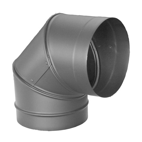 8" DuraVent DuraBlack Adjustable 90-Degree Elbow - 8DBK-E90