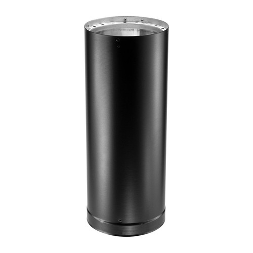 6" x 12" DuraVent DVL Double-Wall Black Pipe - 6DVL-12