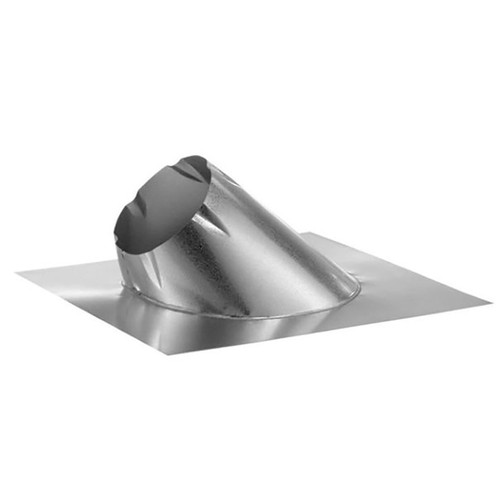 8" DuraVent DuraPlus Galvalume 7/12 - 12/12 Roof Flashing - 8DP-F12