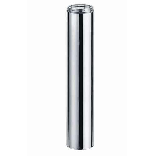 7" x 48" Duravent DuraTech Factory-Built Double-Wall Stainless Steel Chimney Pipe - 7DT-48DSCF