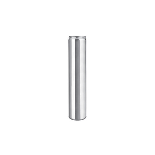 6" Insulated Stainless Steel Ultra-Temp 12" Length Chimney Pipe - 206012U