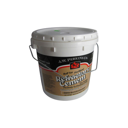 1-Gallon Tub Premixed Buff Tan Refractory Cement (1 Case of 2 Gallons) - 251