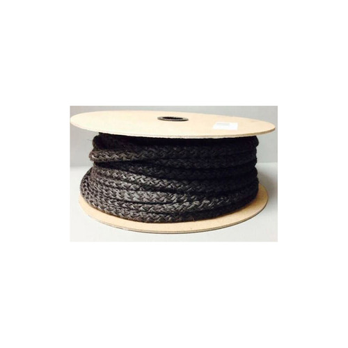 1/2" X 88' Round Black Stove Gasket - 156