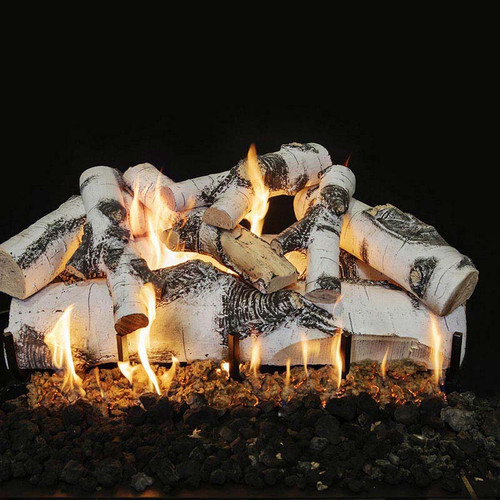 30" Quaking Aspen 8-Piece Vented Gas Log Set - ASPEN30LOGS