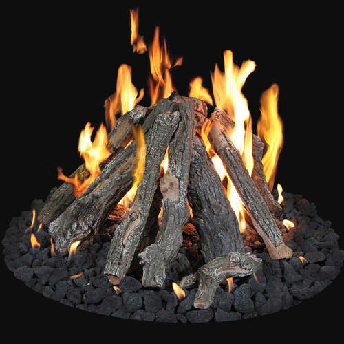 18" to 24" Arizona Weathered Oak 9-Piece Fire Pit Log Set - FPAWO-18/24