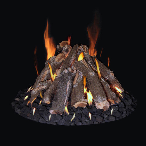 30" to 36" Arizona Weathered Oak 9-Piece Fire Pit Log Set - FPAWO-30/36