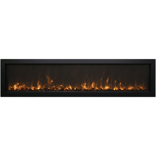 Amantii Panorama BI Slim 72" Smart Electric Fireplace - BI-72-SLIM-OD