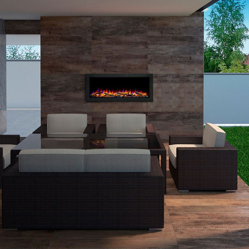 SimpliFire 55" Forum Outdoor Electric Fireplace - SF-OD55