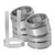 8" DuraVent DuraTech Double-Wall Stainless Steel 15-Degree Elbow Kit - 8DT-E15KSS