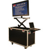 Gator cases G-TOURLCDLIFT65 ATA Wood Flight Case w/ Hydraulic LCD Lift & Casters; Fits LCD & Plasma Screens Up to 65", main