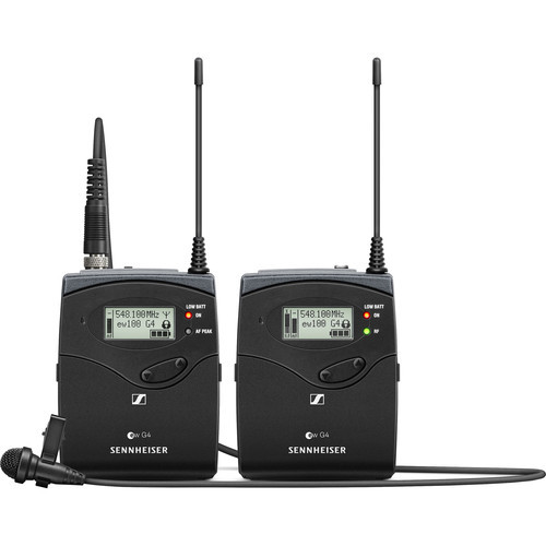Sennheiser ew 112P G4 Camera-Mount Wireless Microphone System with ME 2-II Lavalier Mic G: (566 to 608 MHz)