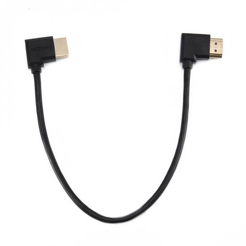 High Speed Mini HDMI Cable with Internet (Right-Angle)