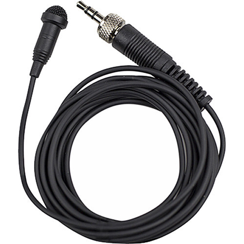 Tascam TM-10Lb Lavalier Microphone With Screw Lock Connector (Black)