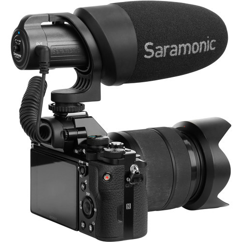 Saramonic Lightweight Battery-Powered On-Camera Microphone USED LIKE NEW