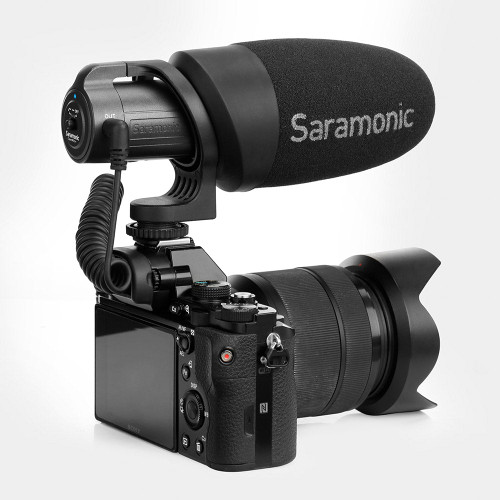 Saramonic Lightweight Battery-Powered On-Camera Microphone OPEN BOX