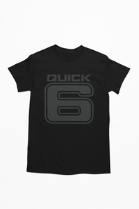 Short Sleeve Quick Six Tshirt - Black