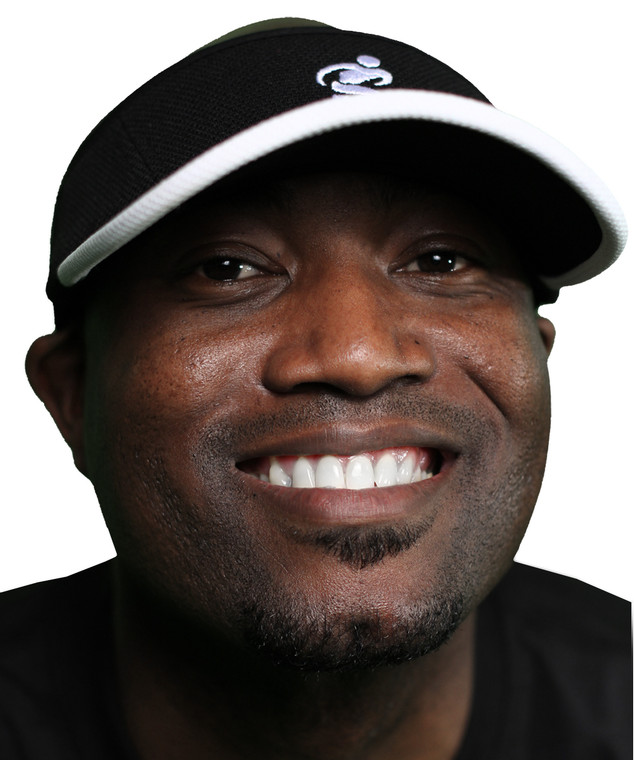 Men's Mini Pique Visor - Black