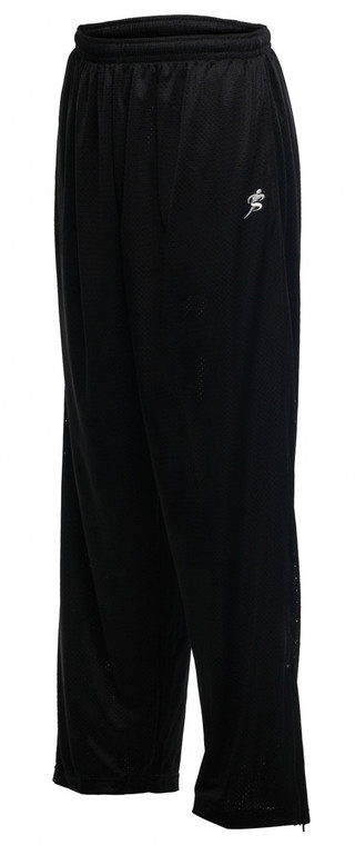 Mesh Pants with Pockets - Black