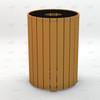 32 Gallon Round Recycled Plastic Trash Can