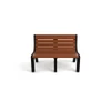 Newport Recycled Plastic Park Bench - front