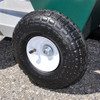 Baseball Field Line Marker - Pneumatic Tire Detail